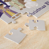 Zwarte nativiteitsscène legpuzzel (Zijkant)