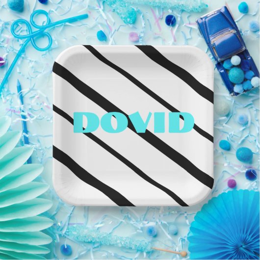 Zwarte neon upsherin bord (Feest)