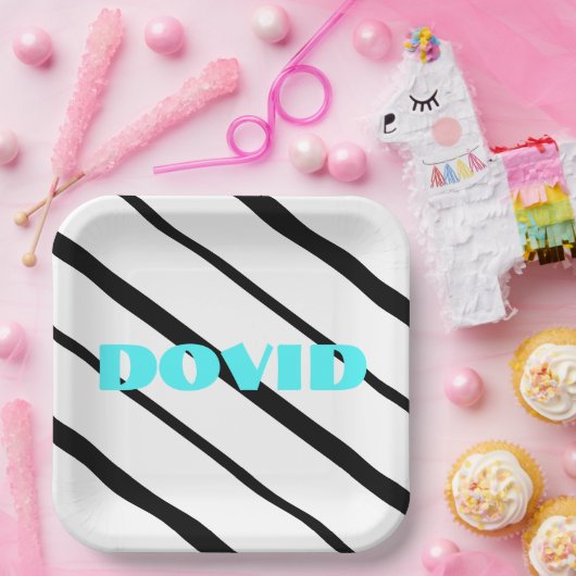 Zwarte neon upsherin bord (Feest)