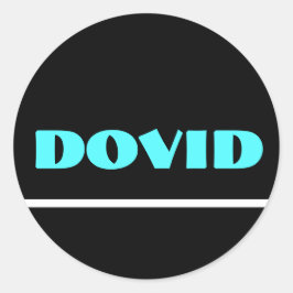 Zwarte neon upsherin sticker