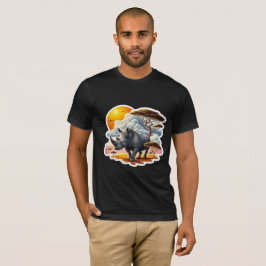 ZWARTE NEUSHOORN 10 T-SHIRT