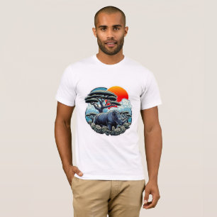 ZWARTE NEUSHOORN 7 T-SHIRT