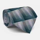 Zwarte Nevel Stropdas (Opgerold)