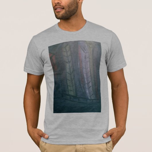 ZWARTE NEVEL T-SHIRT (Voorkant)