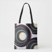 Zwarte nevel tote bag (Voorkant)