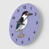 Zwarte Night Heron Grote Klok (Hoek)