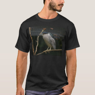 Zwarte Night Heron T-shirt