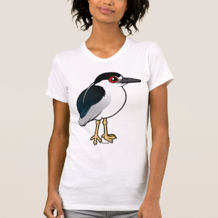 Zwarte Night Heron T-shirt