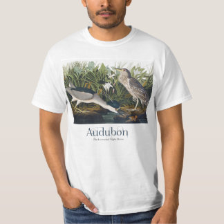 Zwarte Night Heron van John James Audubon T-shirt