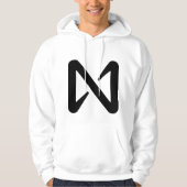 Zwarte Nimbus Eenvoudige Mannen Hoodie (Voorkant)