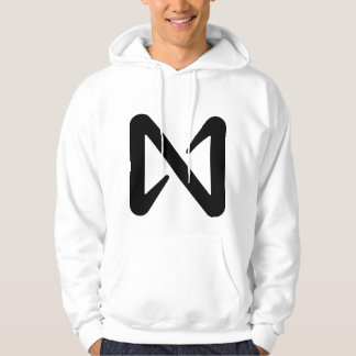 Zwarte Nimbus Eenvoudige Mannen Hoodie