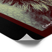 Zwarte Noorse boskat Poster (Hoek)