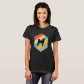 Zwarte Noorse Elkhound T-shirt (Voorkant volledig)