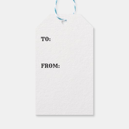 Zwarte Notenkraker Gift Labels Cadeaulabel (Achterkant)