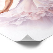 Zwarte Notenkraker Sugar Plum Fairy in Roze Tutu Poster (Hoek)