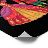 Zwarte Notenkraker Sugar Plum Fairy Kwanzaa Afrika Poster (Hoek)
