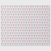 Zwarte Notenkraker Traditionele Kerst Feestdagen Cadeaupapier (Vlak)