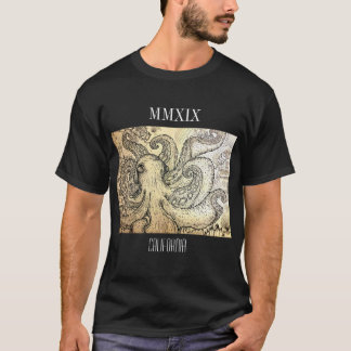 Zwarte octopus t-shirt