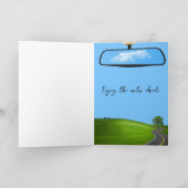 Zwarte odemeter voor de 60e verjaardag kaart (Binnen)