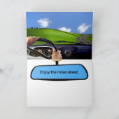 Zwarte Odometer voor 53ste verjaardag Kaart (Binnen)
