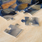 Zwarte oestercatchers bij het strand legpuzzel (Zijkant)