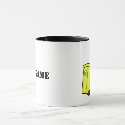 Zwarte of Afrikaans-Amerikaanse Man Naam Mok afval (Midden)