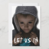 Zwarte Ogen Kids BEK Laat Ons Binnen Griezelig Vre Kaart (Voorkant)