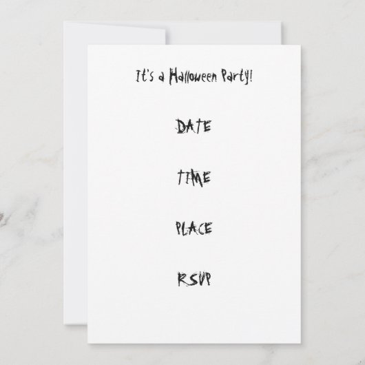 Zwarte Ogen Kids BEK Laat Ons Binnen Griezelig Vre Kaart (Achterkant)