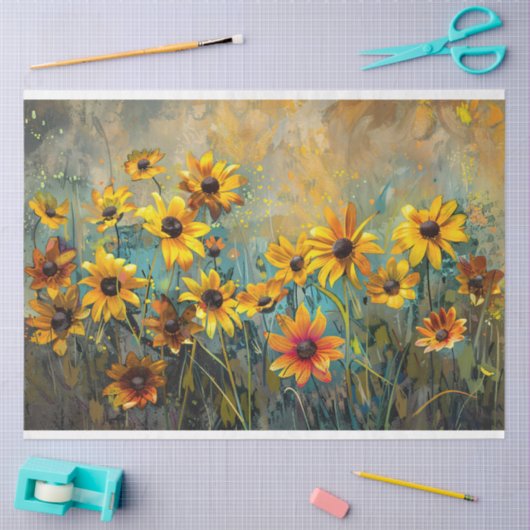 Zwarte ogen Susan Bloem Impressionist Decoupage Tissuepapier (Craft)