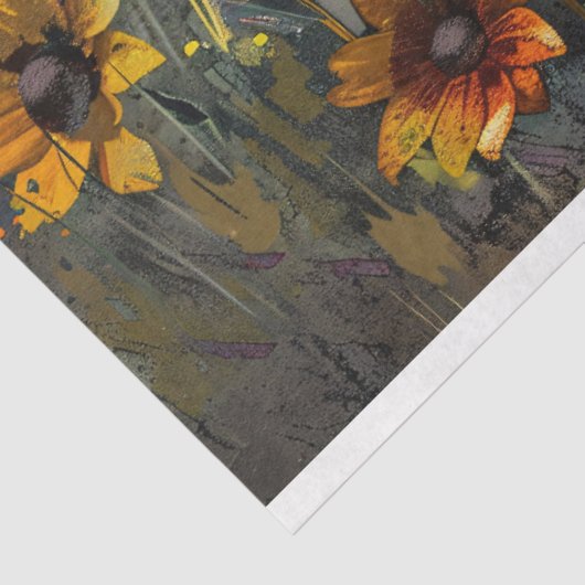 Zwarte ogen Susan Bloem Impressionist Decoupage Tissuepapier (Detail)