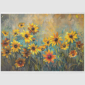 Zwarte ogen Susan Bloem Impressionist Decoupage Tissuepapier (Voorkant)