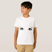 zwarte ogen t-shirt (Voorkant volledig)