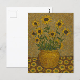 Zwarte-ogige Susan-Briefkaart Briefkaart