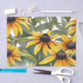 Zwarte-ogige Susan Floral Tissuepapier (Craft)