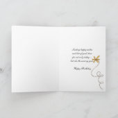 Zwarte-ogige Susan madeliefjes Kaart (Binnen)