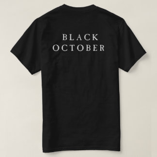 Zwarte oktober t-shirt