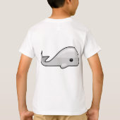 Zwarte olifant en rood paard T-shirt (Achterkant)