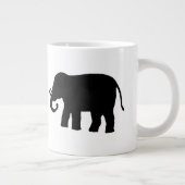 Zwarte olifant grote koffiekop (Rechts)