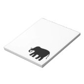 Zwarte olifant notitieblok (Linkerzijde)