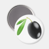 Zwarte olijf magneet (Voorkant / Achterkant)