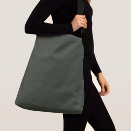 Zwarte olijven Vaste platte kleur Crossbody Tas