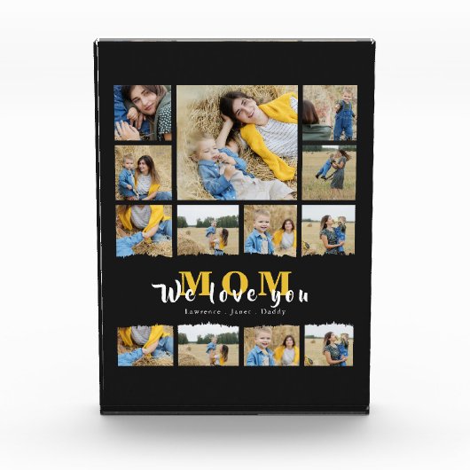 Zwarte oma moederdag foto collage (Voorkant)