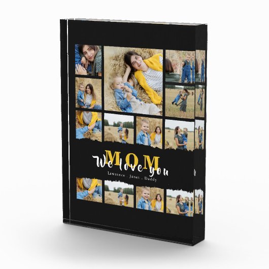 Zwarte oma moederdag foto collage (Rechts)