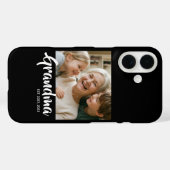 Zwarte Oma Opgerichte Script Foto Case-Mate iPhone Case (Achterkant (horizontaal))