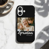 Zwarte Oma Opgerichte Script Foto Case-Mate iPhone Case