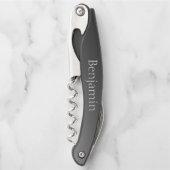 Zwarte Ombre Kurkentrekker (Voorkant)