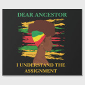 Zwarte Onafhankelijkheid Juneteenth  Cadeaupapier (Vlak)