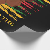 Zwarte Onafhankelijkheid Juneteenth  Cadeaupapier (Hoek)