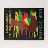 Zwarte Onafhankelijkheid Juneteenth  Legpuzzel (Horizontaal)