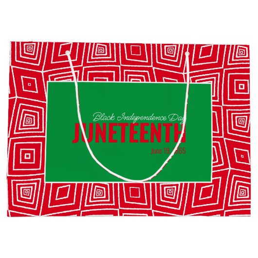 Zwarte Onafhankelijkheidsdag 19 juni 1865 JUNETEEN Groot Cadeauzakje (Achterkant)
